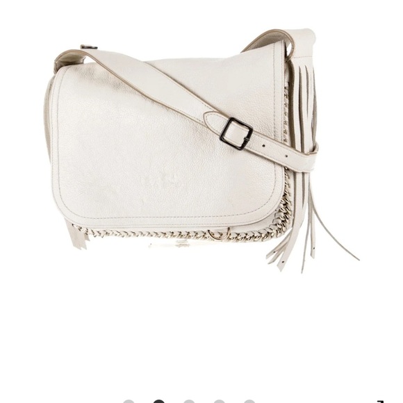 Coach Dakotah 34397 Cream Leather Shoulder Bag - Picture 1 of 16